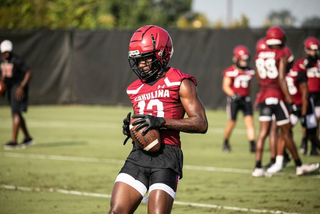 Shi Smith (13) | Wednesday, Aug. 19, 2020 | Ken & Cyndi Long Football Operations Center | Columbia, S.C. | Photos by South Carolina Athletics