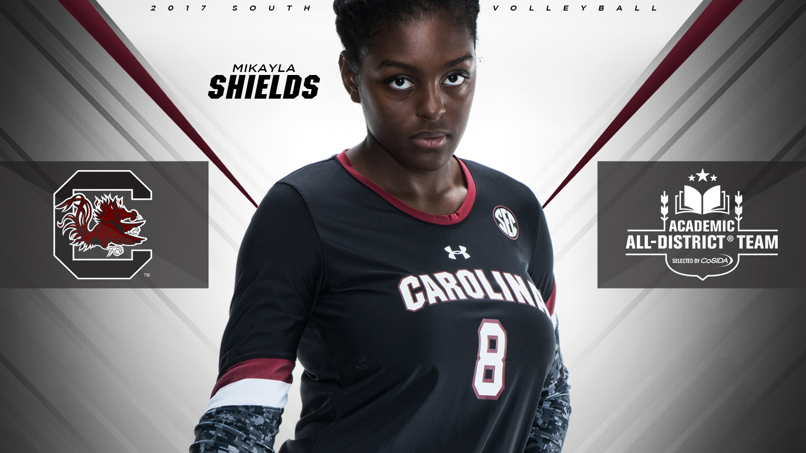 Shields Named to Academic All-District Team