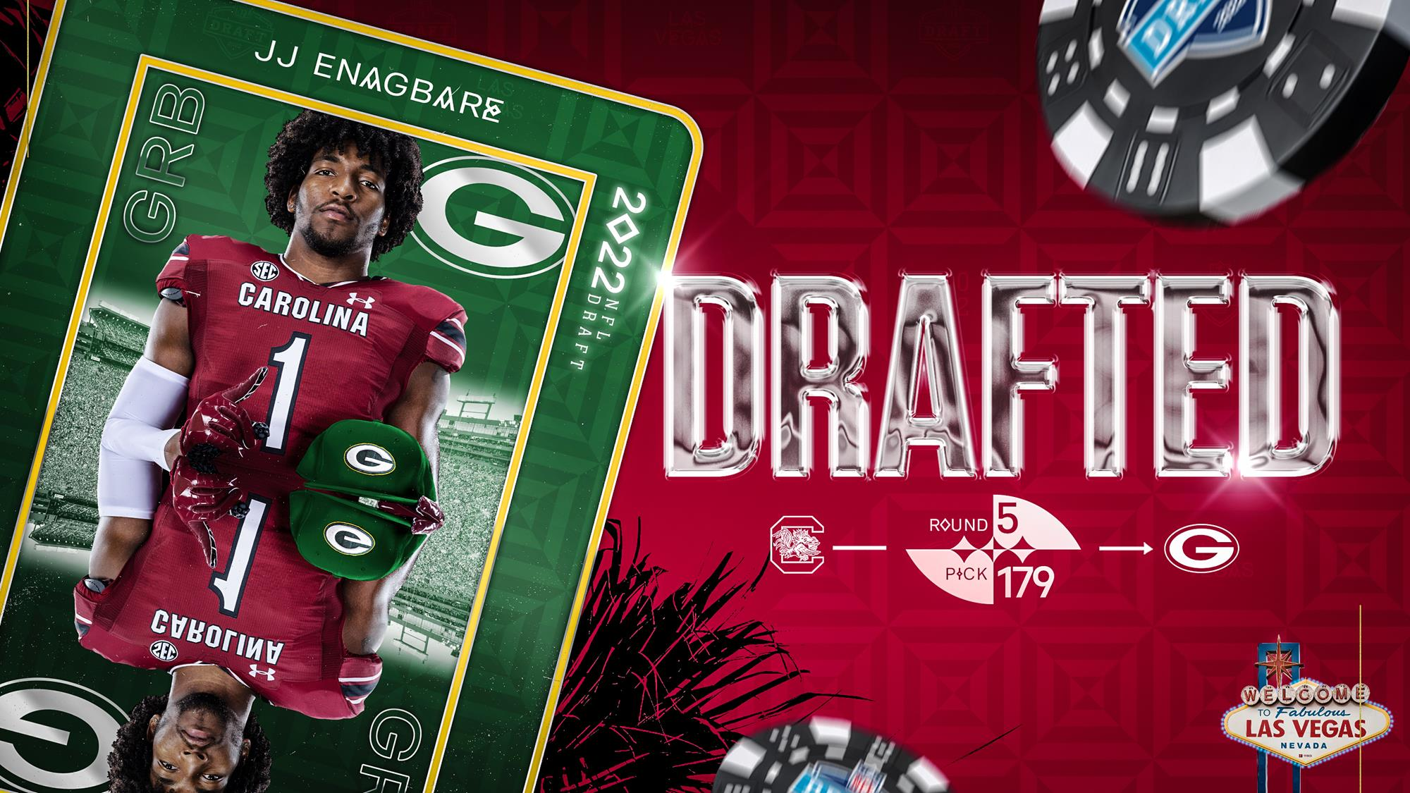 Enagbare Selected by Green Bay in the Fifth Round of the 2022 NFL Draft