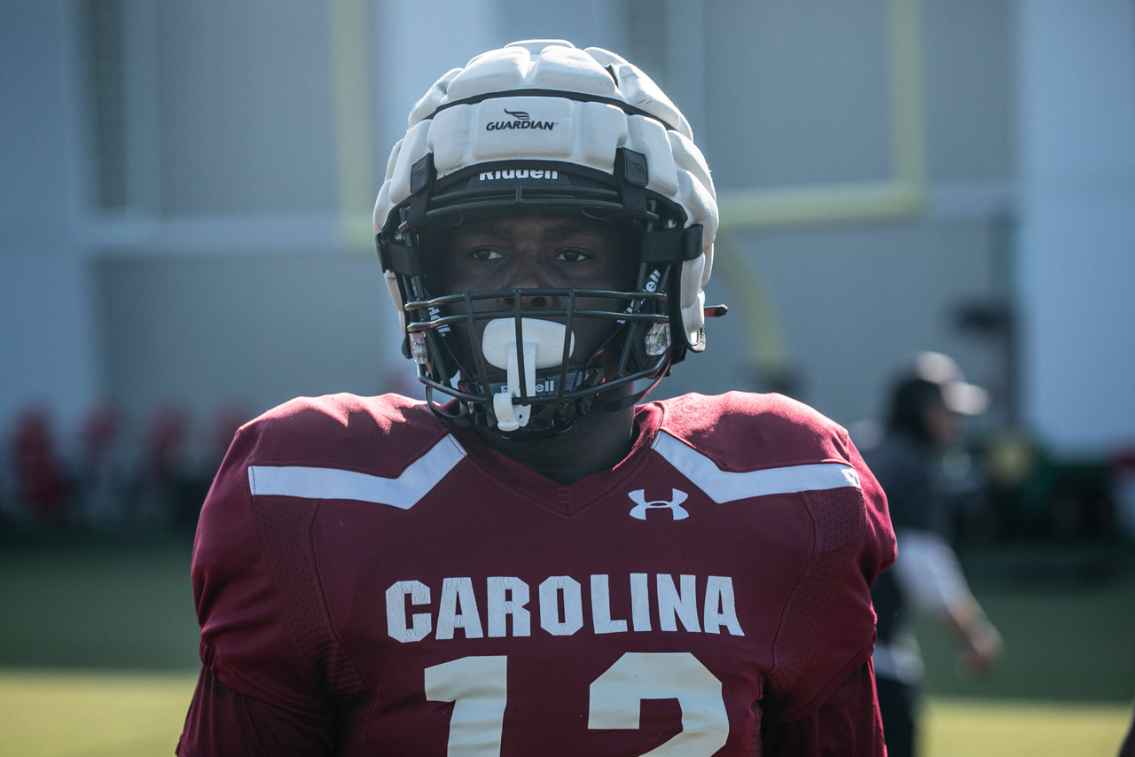 Traevon Kenion (12) | Tuesday, Sept. 8, 2020 | Ken & Cyndi Long Football Operations Center | Columbia, S.C. | Photos by South Carolina Athletics