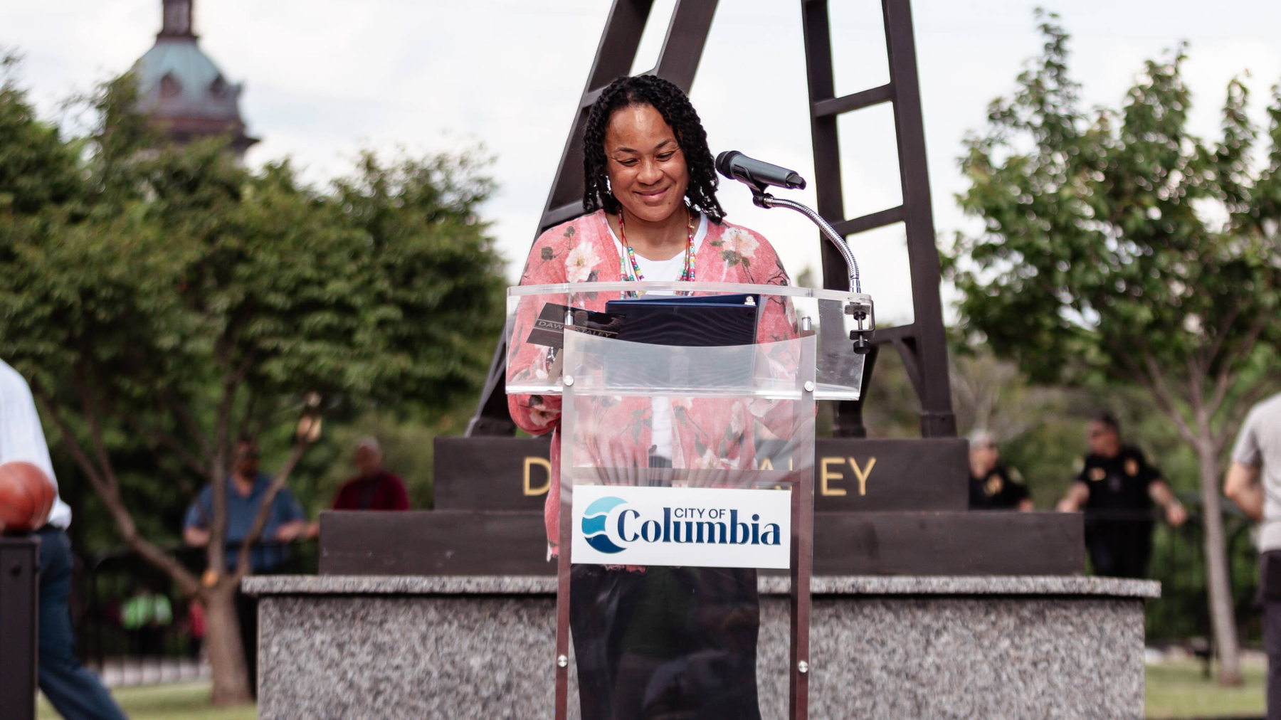 VIDEOS: Dawn Staley Statue Unveiling