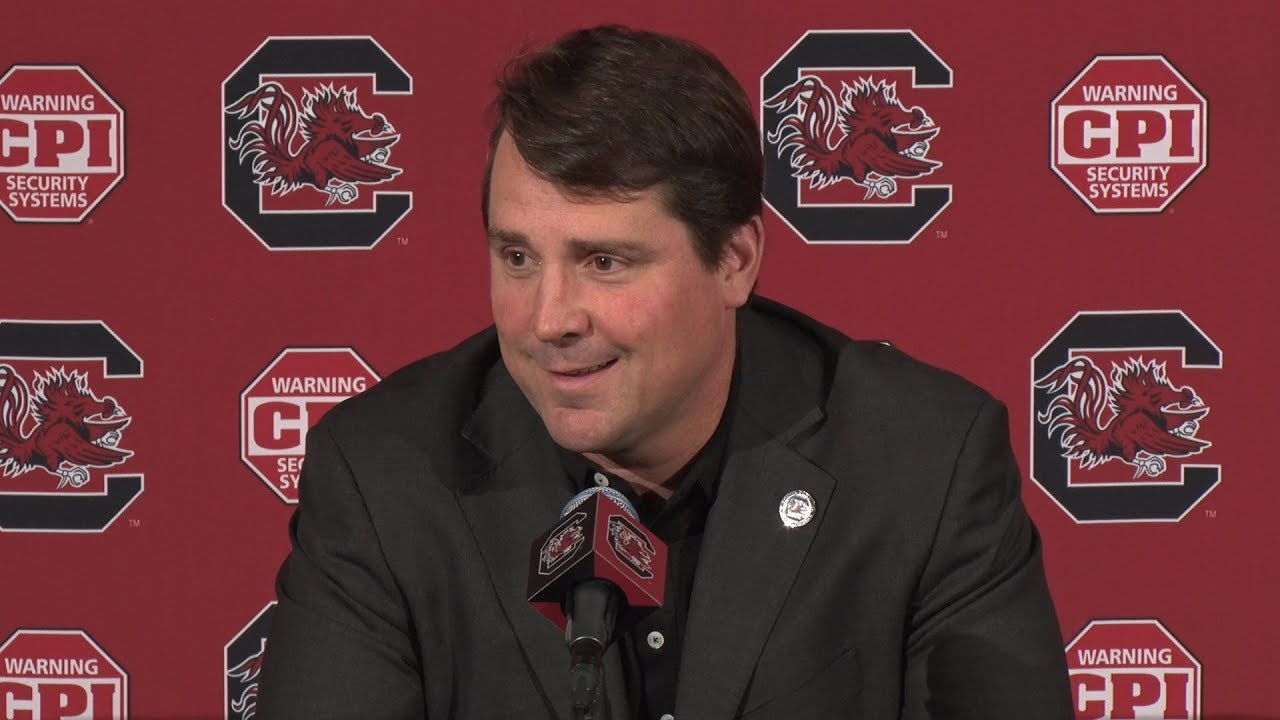 Will Muschamp Bowl Announcement News Conference — 12/3/17