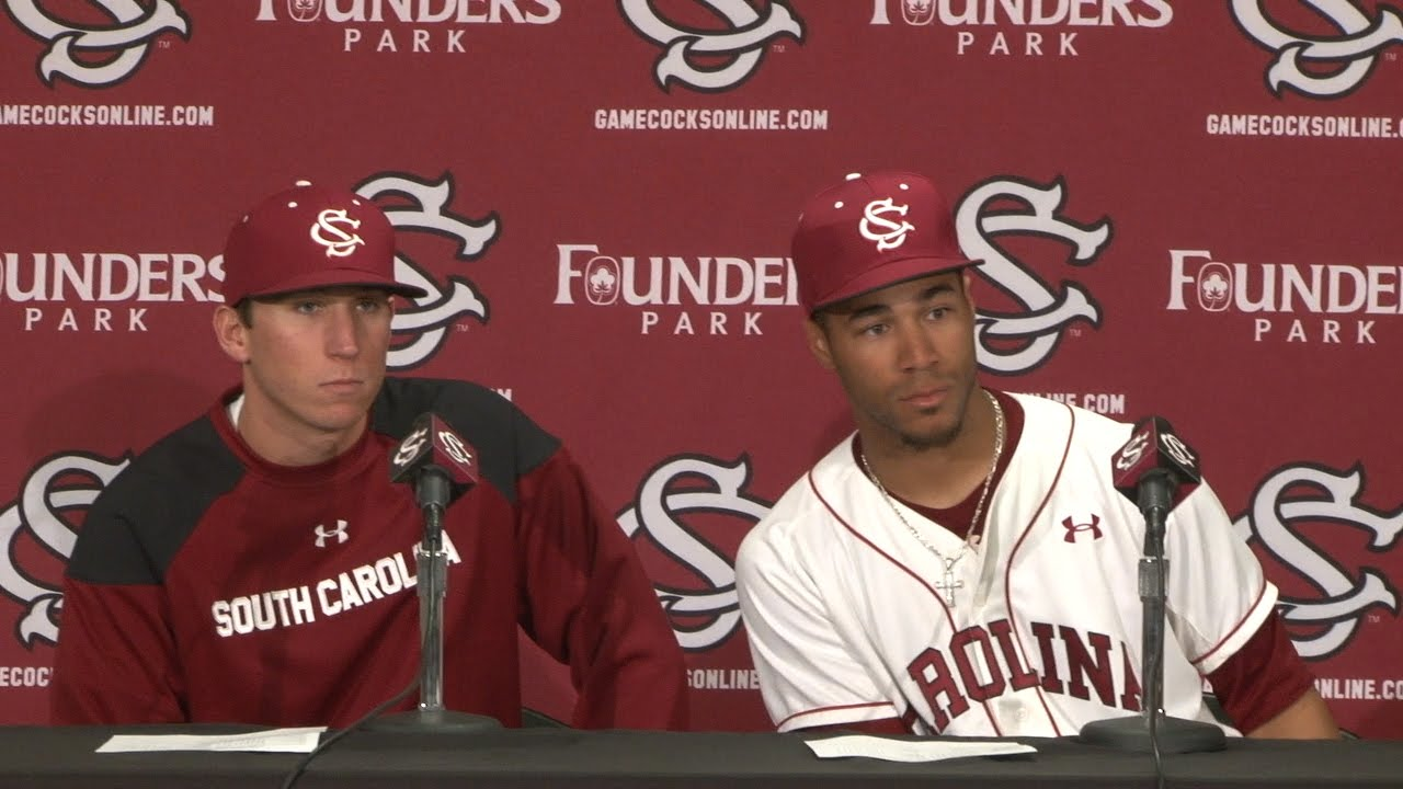 POST-GAME: Taylor Widener, Dom Thompson-Williams on Coastal Carolina — 4/5/16