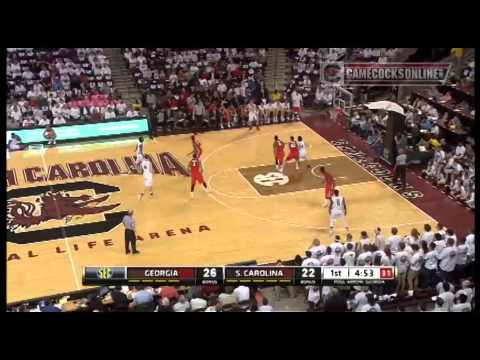 Gamecock Basketball vs. Georgia Highlights - 2014