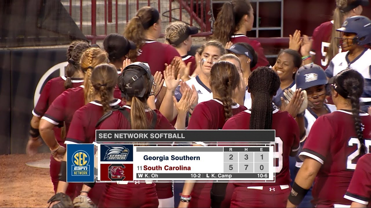 HIGHLIGHTS: Softball vs. Georgia Southern — 4/4/18