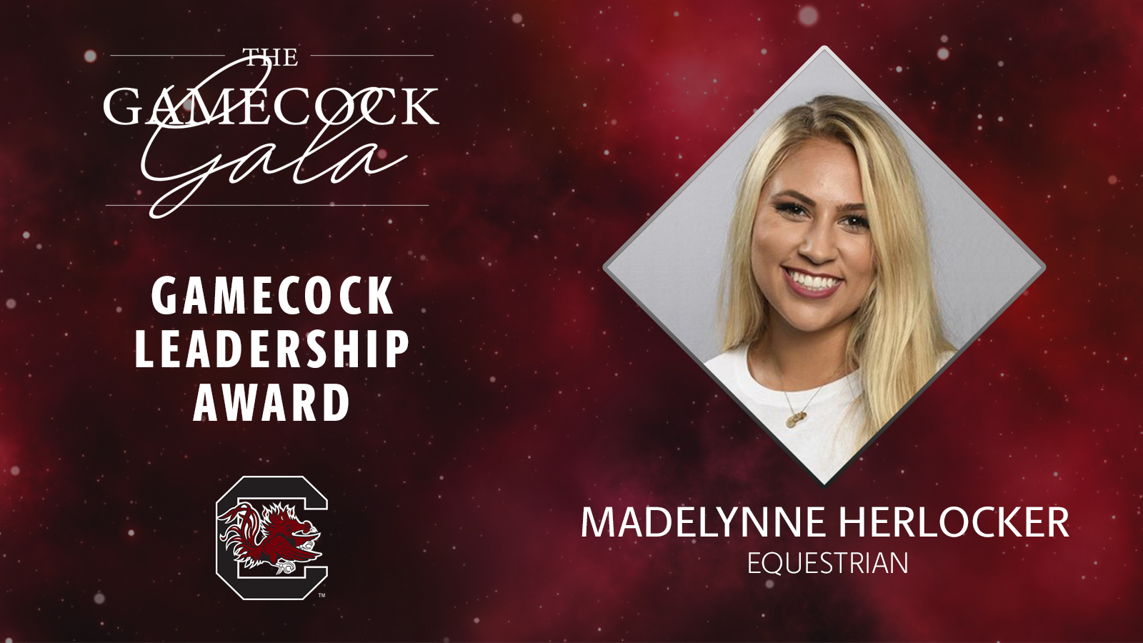 Gamecock Gala Awards: Gamecock Leadership Award - Madelynne Herlocker
