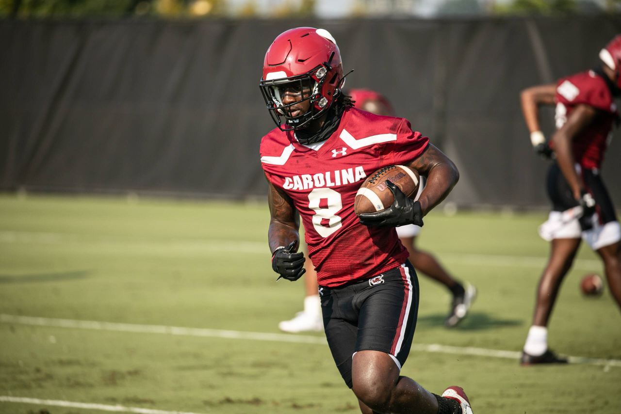 Randrecous Davis (8) | Wednesday, Aug. 19, 2020 | Ken & Cyndi Long Football Operations Center | Columbia, S.C. | Photos by South Carolina Athletics