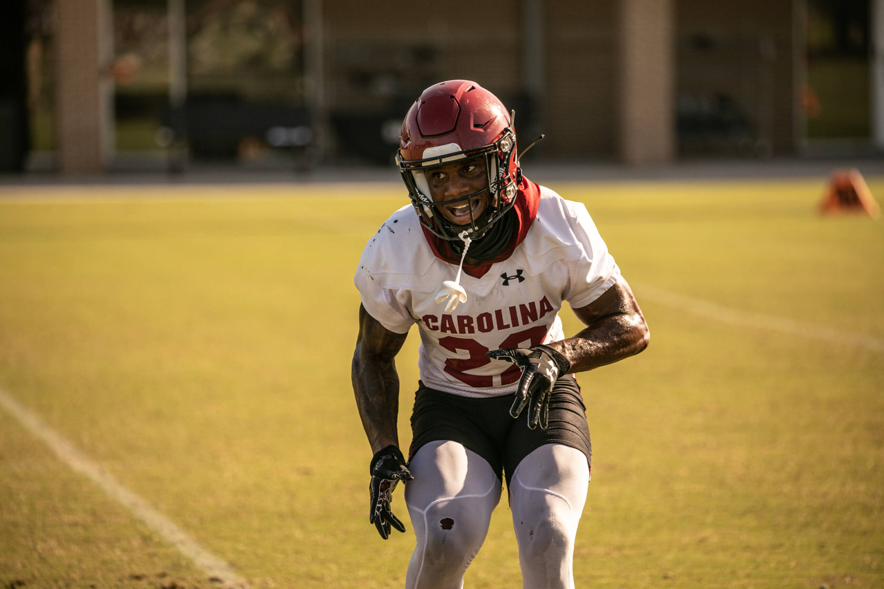 John Dixon (22) | Thursday, Sept. 3, 2020 | Ken & Cyndi Long Football Operations Center | Columbia, S.C. | Photos by South Carolina Athletics