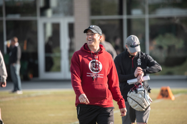 Shane Beamer | 2022 Spring Practice | Long Family Football Operations Center | Columbia, S.C.