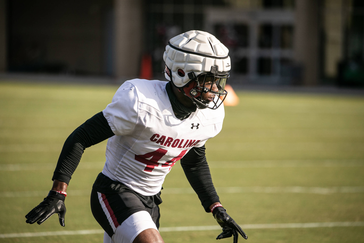 Sherrod Greene (44) | Thursday, Aug. 27, 2020 | Ken & Cyndi Long Football Operations Center | Columbia, S.C. | Photos by South Carolina Athletics