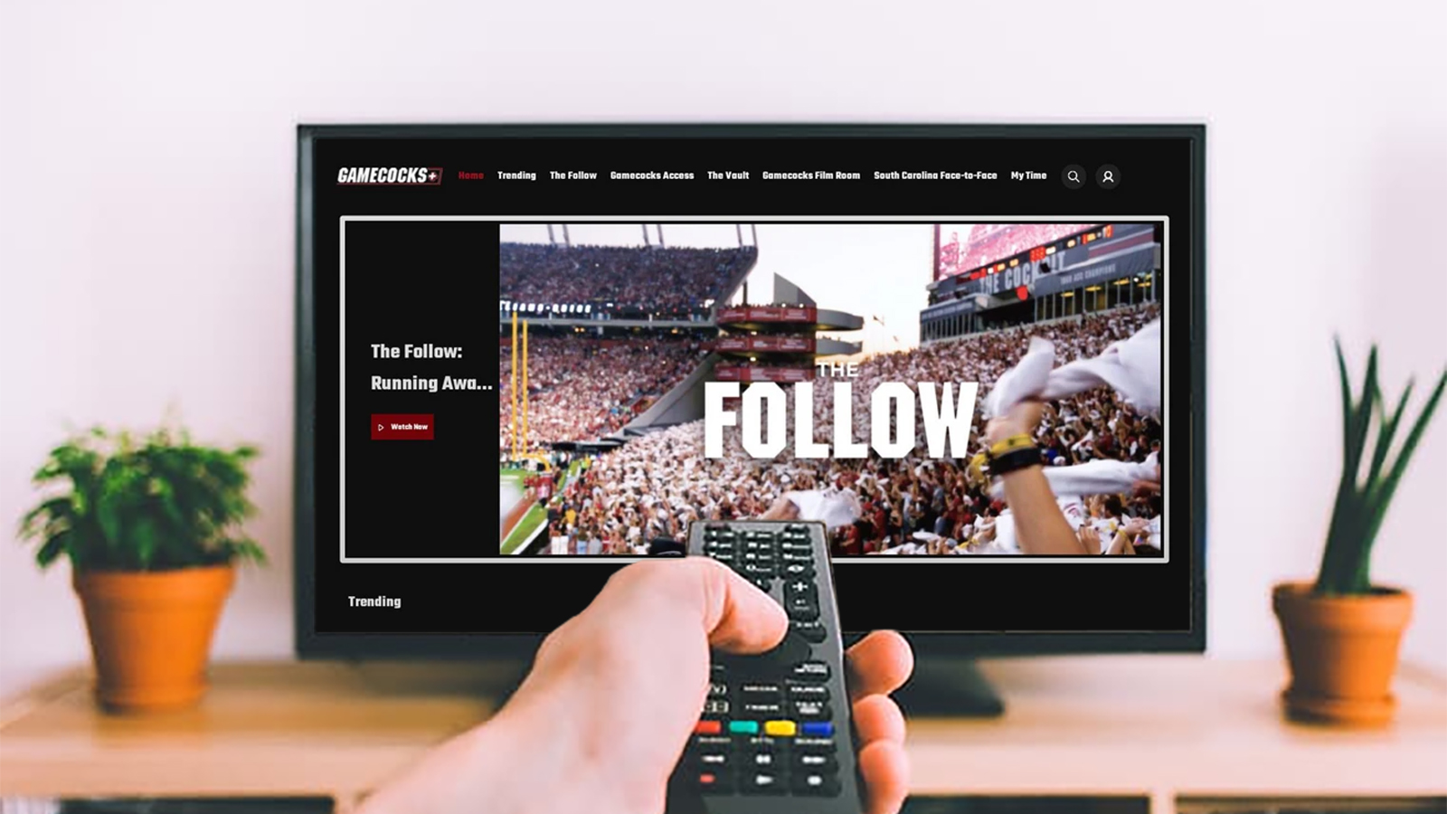 Gamecocks+ Now Available On TV Streaming Platforms