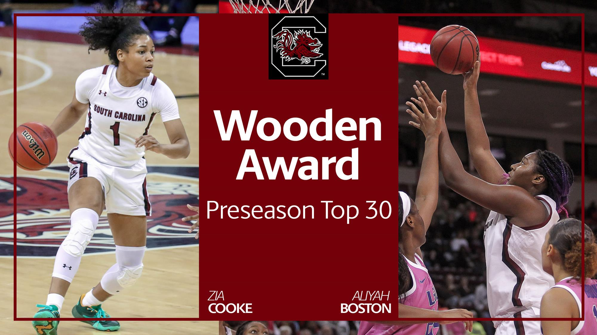 Boston, Cooke on Wooden Award Preseason Top 30