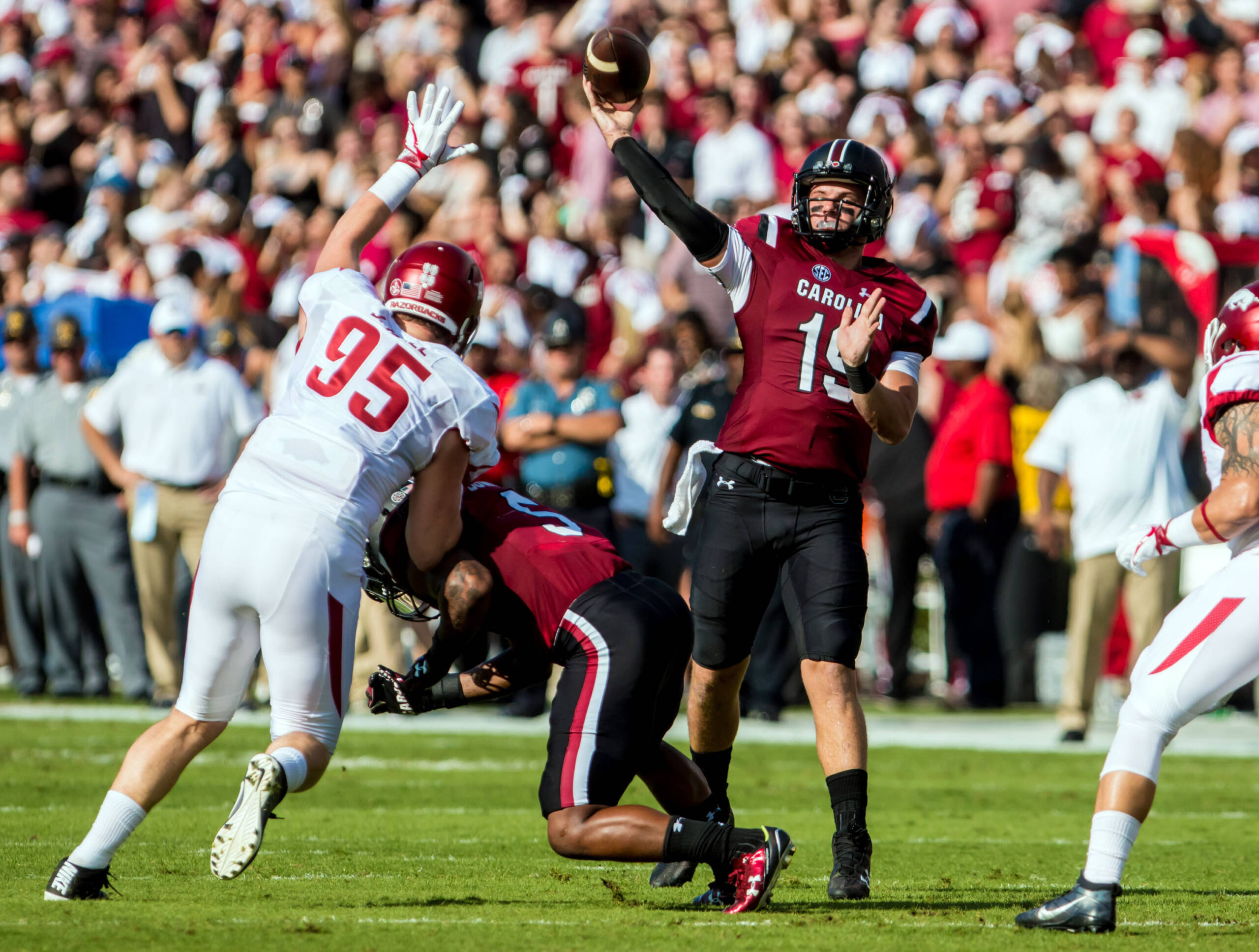 South Carolina vs Arkansas (USATSI)