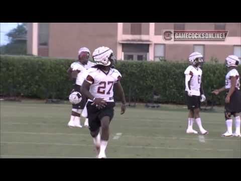 South Carolina Football First Practice 2013