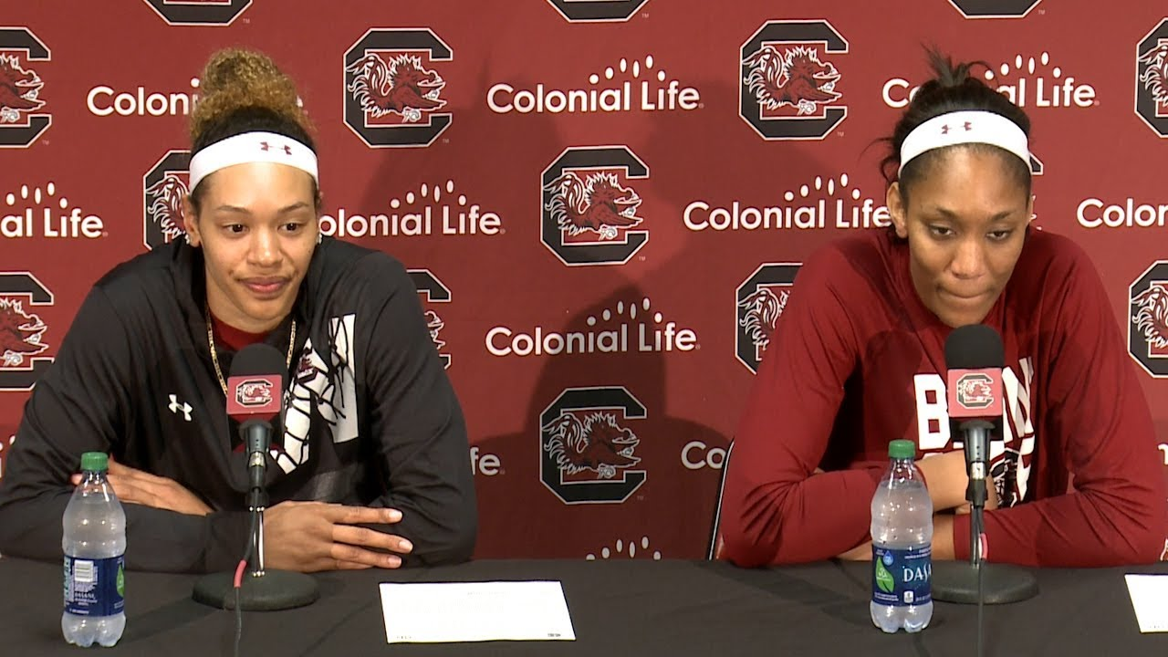 POST-GAME: Alexis Jennings, A'ja Wilson on Wofford — 11/19/17