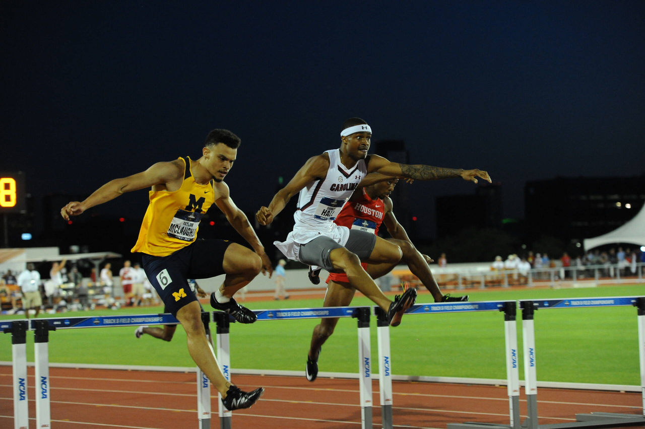 Quincy Hall in action at the 2019 NCAA Outdoor Championships | June 5-8, 2019 | Photos by Cheryl Treworgy