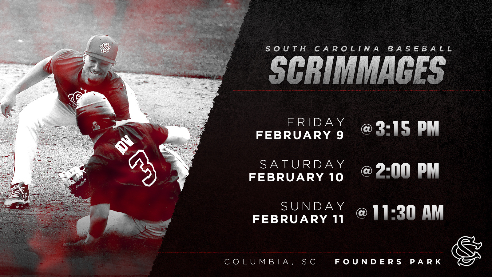 Sunday's Baseball Scrimmage Moved up to 11:30 a.m.