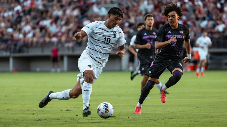 Alejandro Velazquez-Lopez with soccer ball