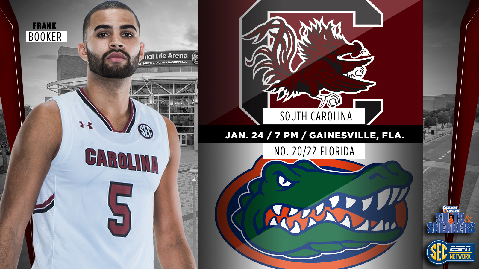 Gamecocks And Gators Meet Wednesday In Gainesville
