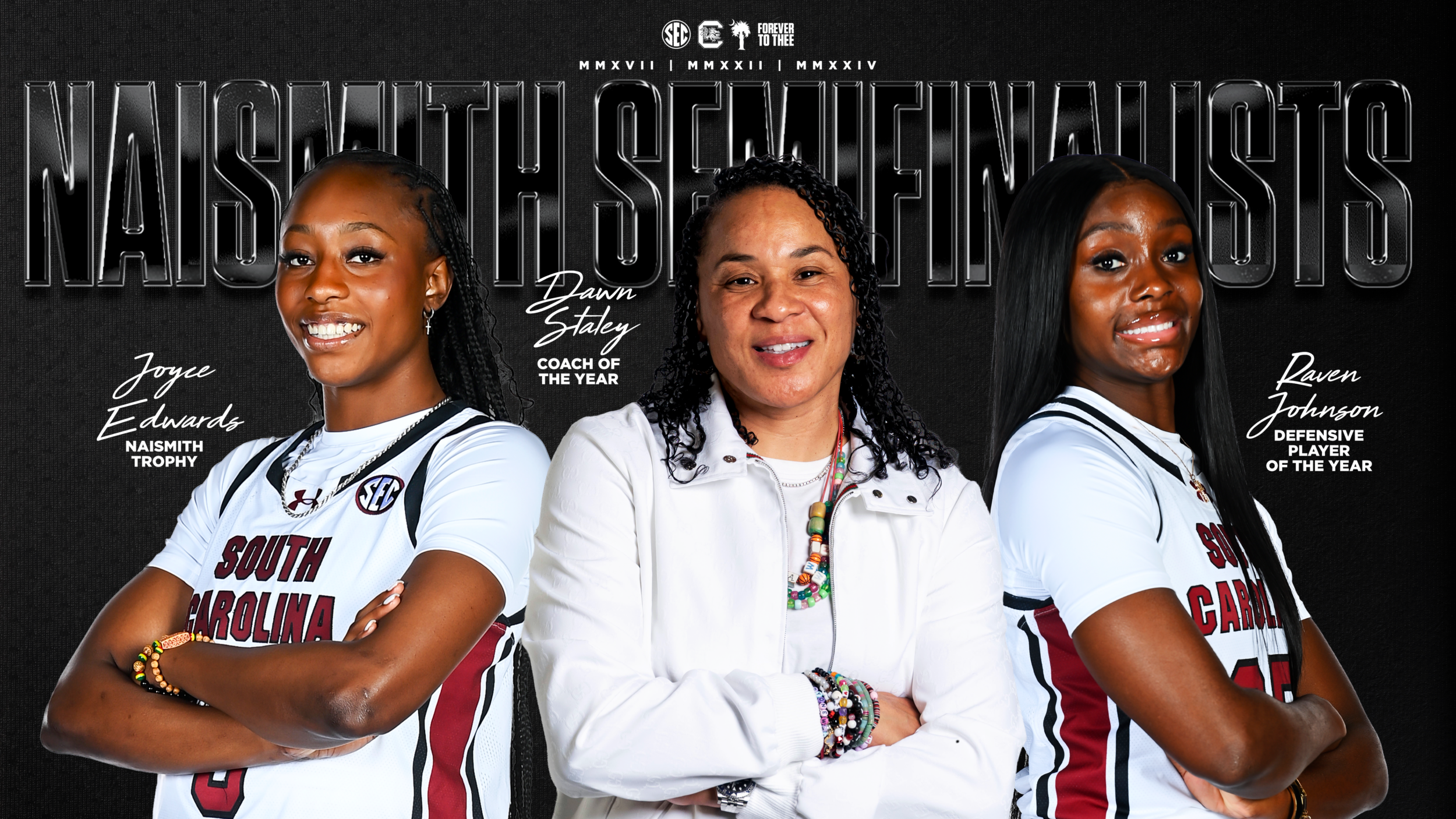 Gamecocks Make Naismith Semifinalist Lists