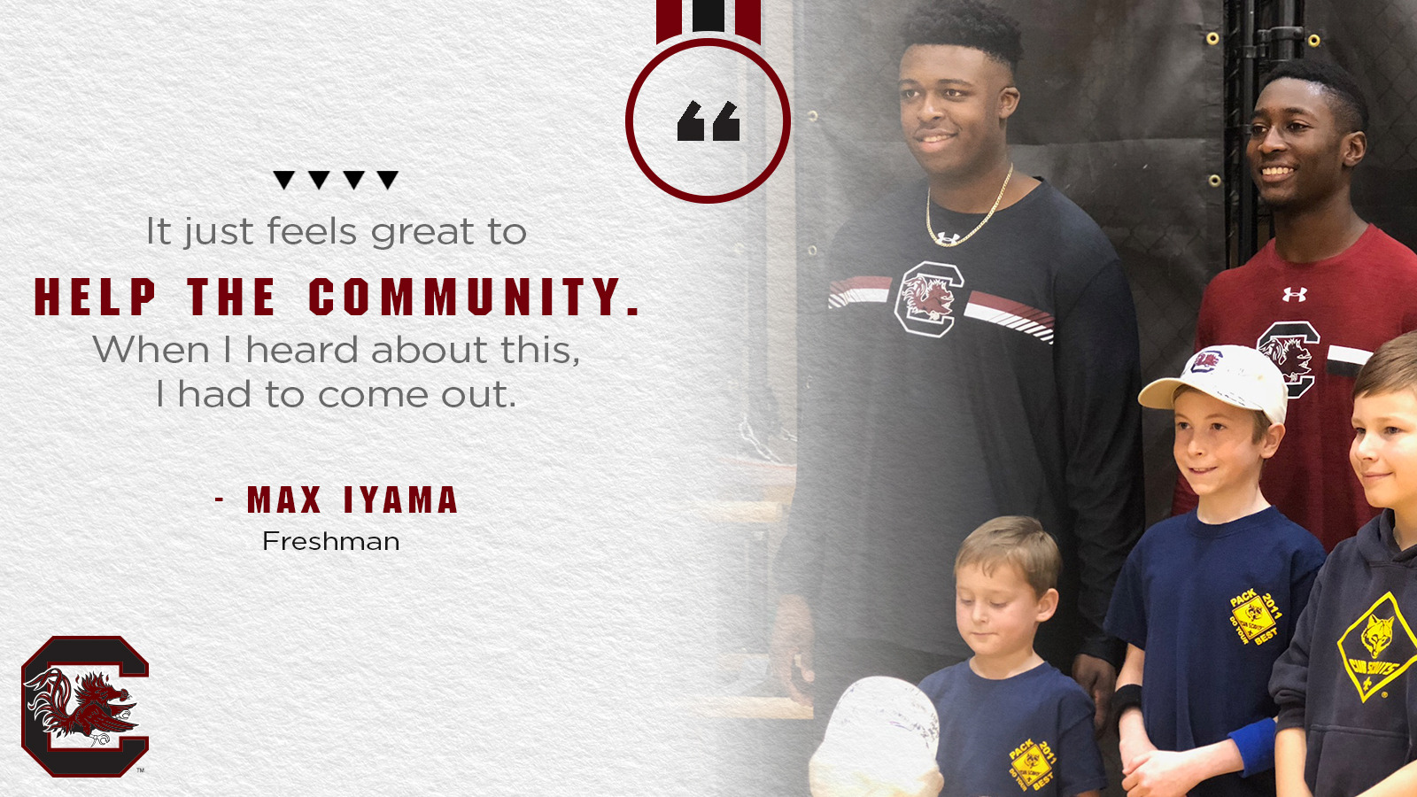 Gamecocks Giving Back in the Community