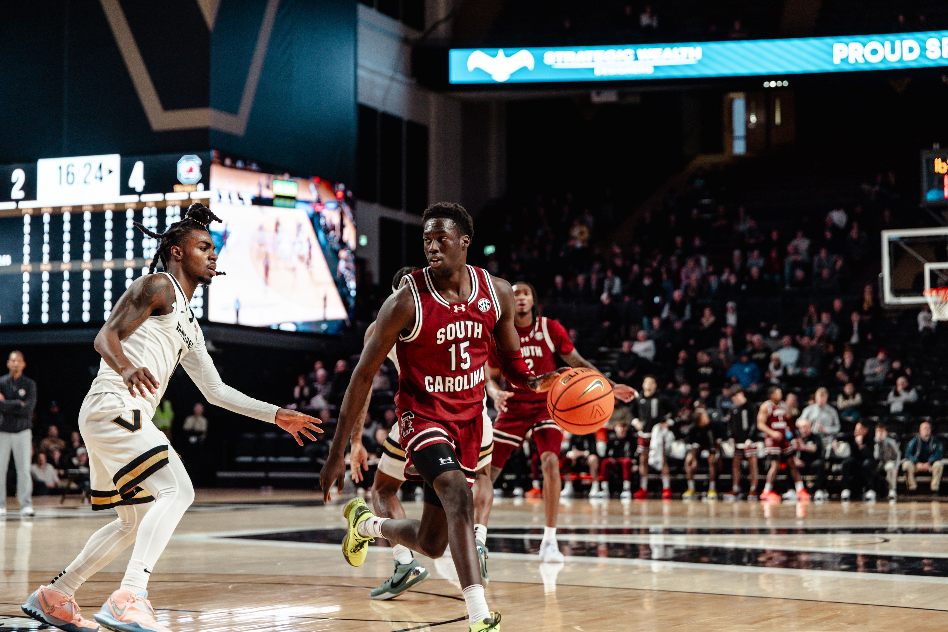 Gamecocks Drop Game Late at Vanderbilt, 66-63