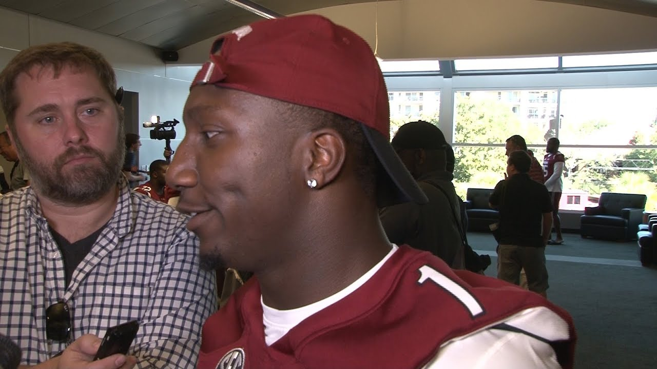 Deebo Samuel at Media Day — 7/30/17