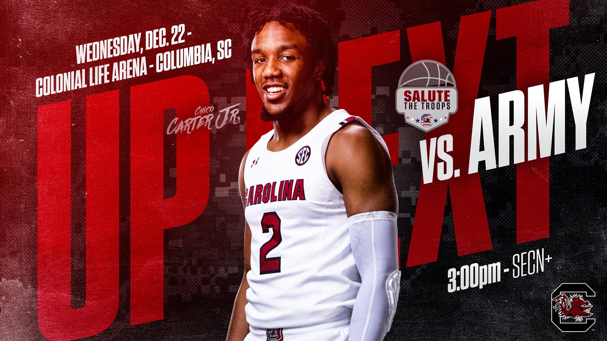 Gamecocks Host Army in Wednesday Matinee