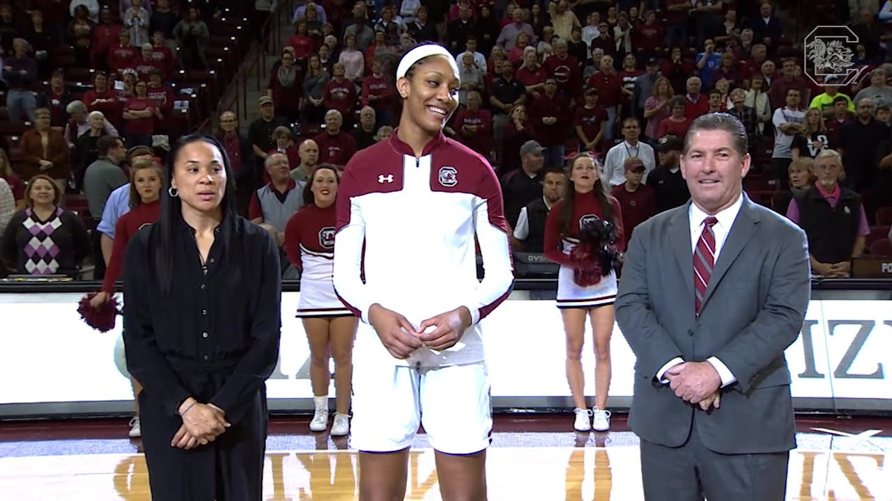 A'ja Wilson Pre-Game Recognition - 12/22/15