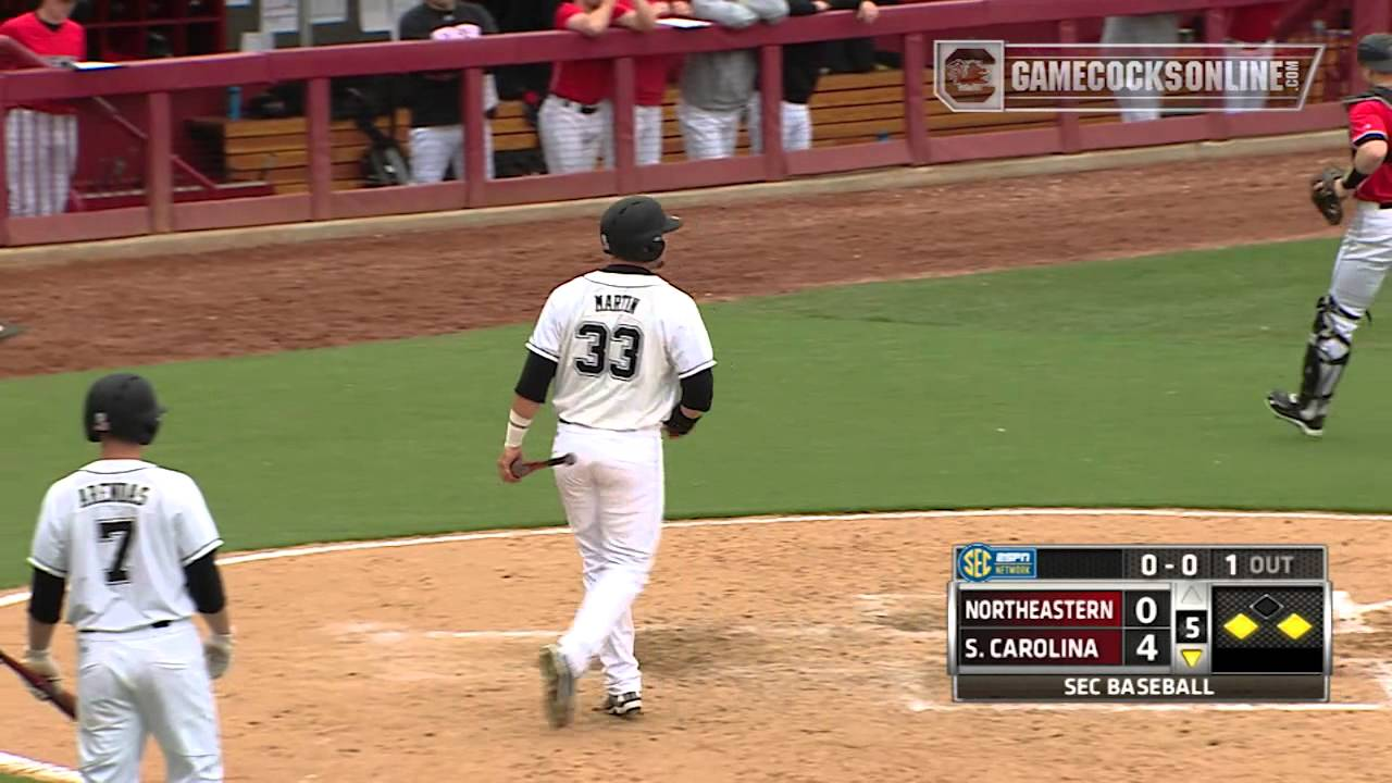 South Carolina Baseball vs. Northeastern - Game 1