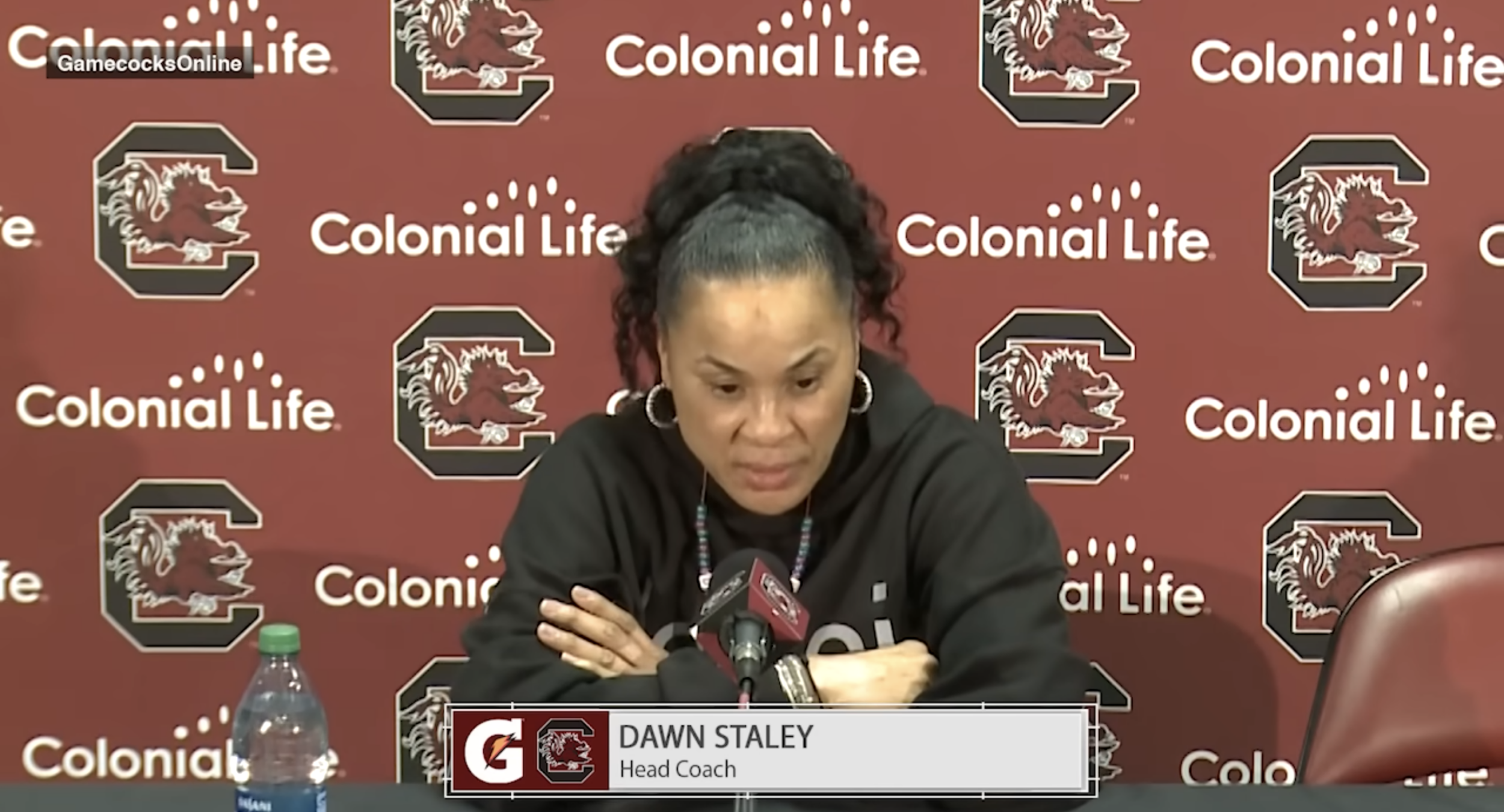 WBB PostGame News Conference: Dawn Staley - (MSU)