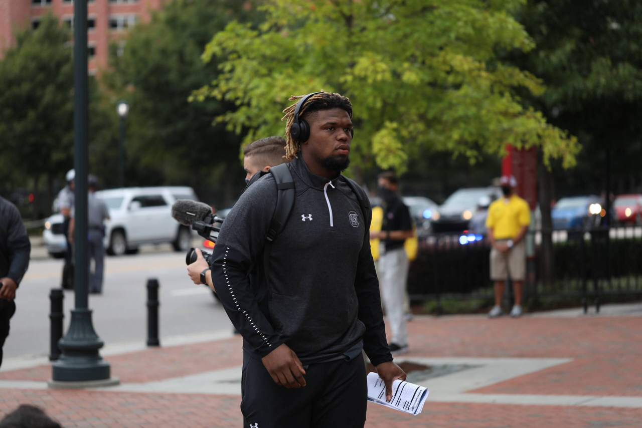 Zacch Pickens (6) | Saturday, Sept. 26, 2020 | Williams-Brice Stadium | Columbia, S.C. | Photos by South Carolina Athletics