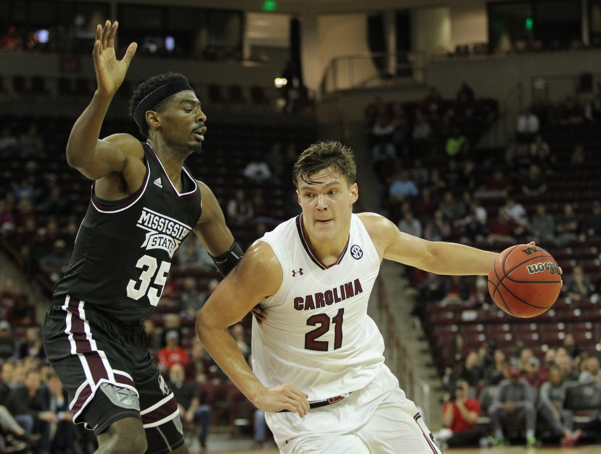 South Carolina Upends No. 14 Mississippi State, 87-82, in OT