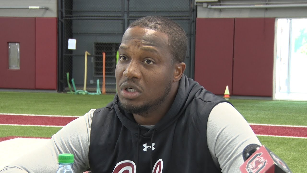 Mike Peterson at Football Media Day — 8/5/21