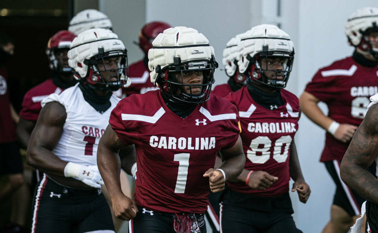 Marshawn Lloyd (1) | Wednesday, Aug. 19, 2020 | Ken & Cyndi Long Football Operations Center | Columbia, S.C. | Photos by South Carolina Athletics