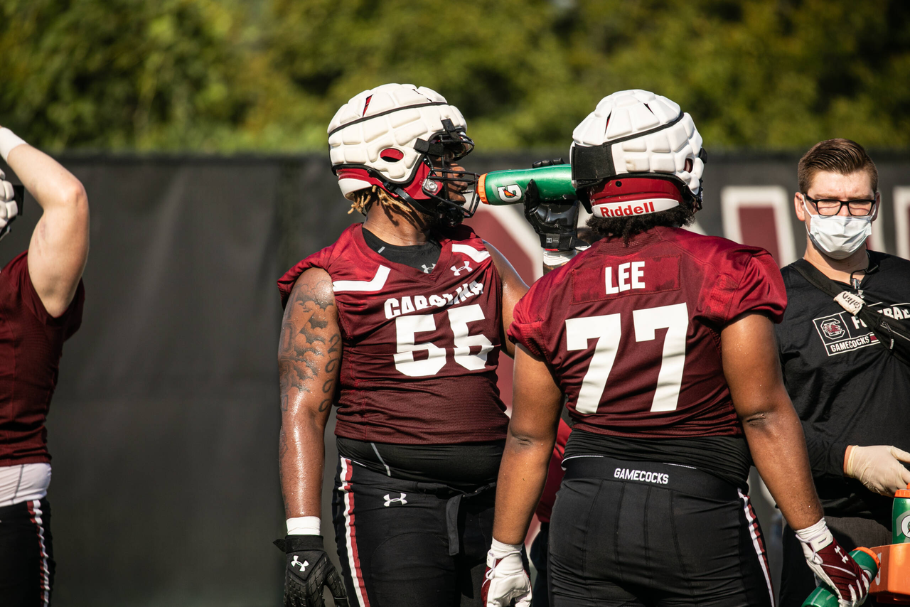 Jakai Moore (55) | Wednesday, Aug. 19, 2020 | Ken & Cyndi Long Football Operations Center | Columbia, S.C. | Photos by South Carolina Athletics