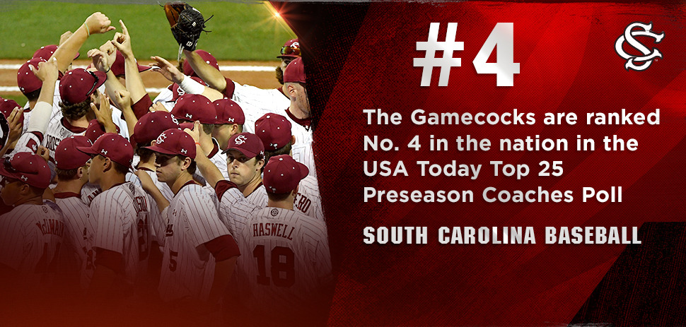 Baseball Ranked No. 4 In The Nation In USA Today Coaches Poll