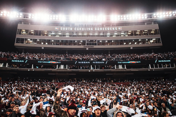 Fans at Williams-Brice Stadium