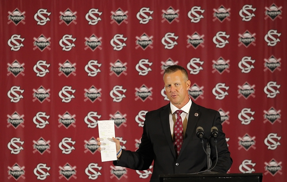 Baseball Coach Mark Kingston Introductory Press Conference