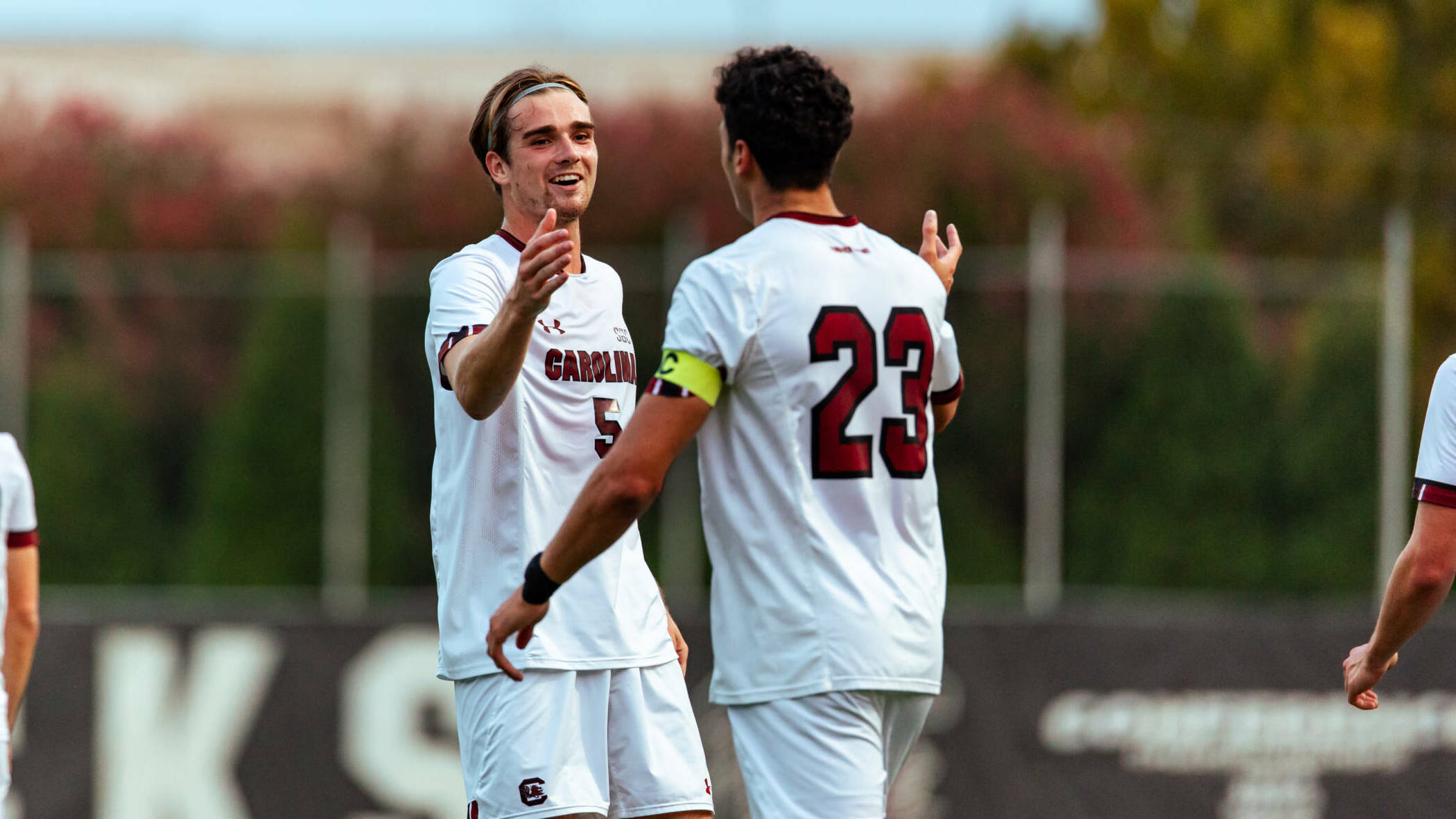 Myring Scores Twice to Lead Gamecocks Past Spartans