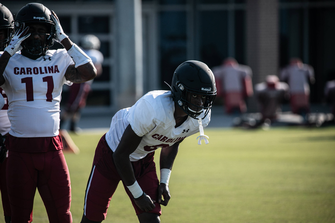 Cam Smith (9) | Tuesday, Sept. 8, 2020 | Ken & Cyndi Long Football Operations Center | Columbia, S.C. | Photos by South Carolina Athletics