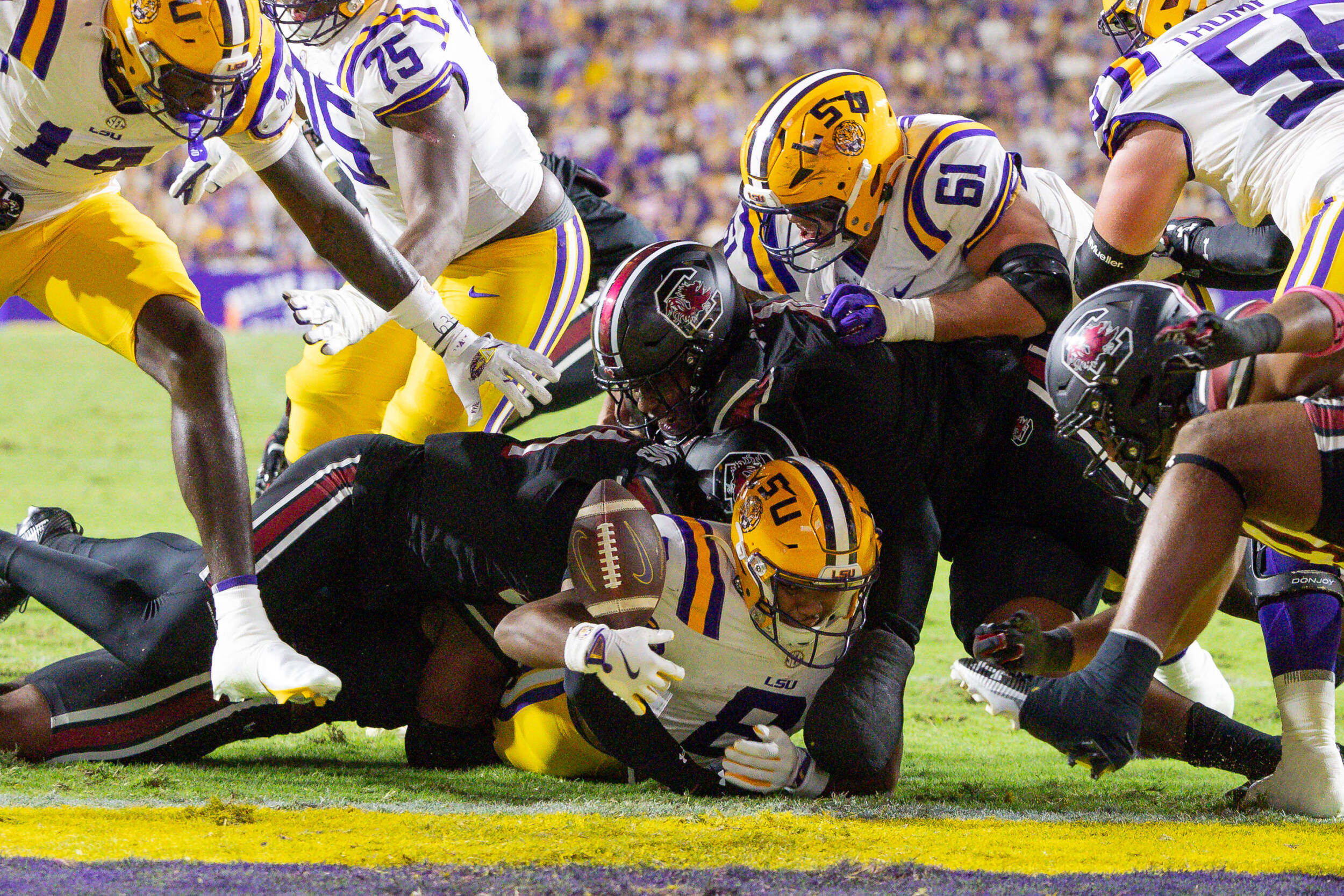 Football Falls to LSU Saturday Night