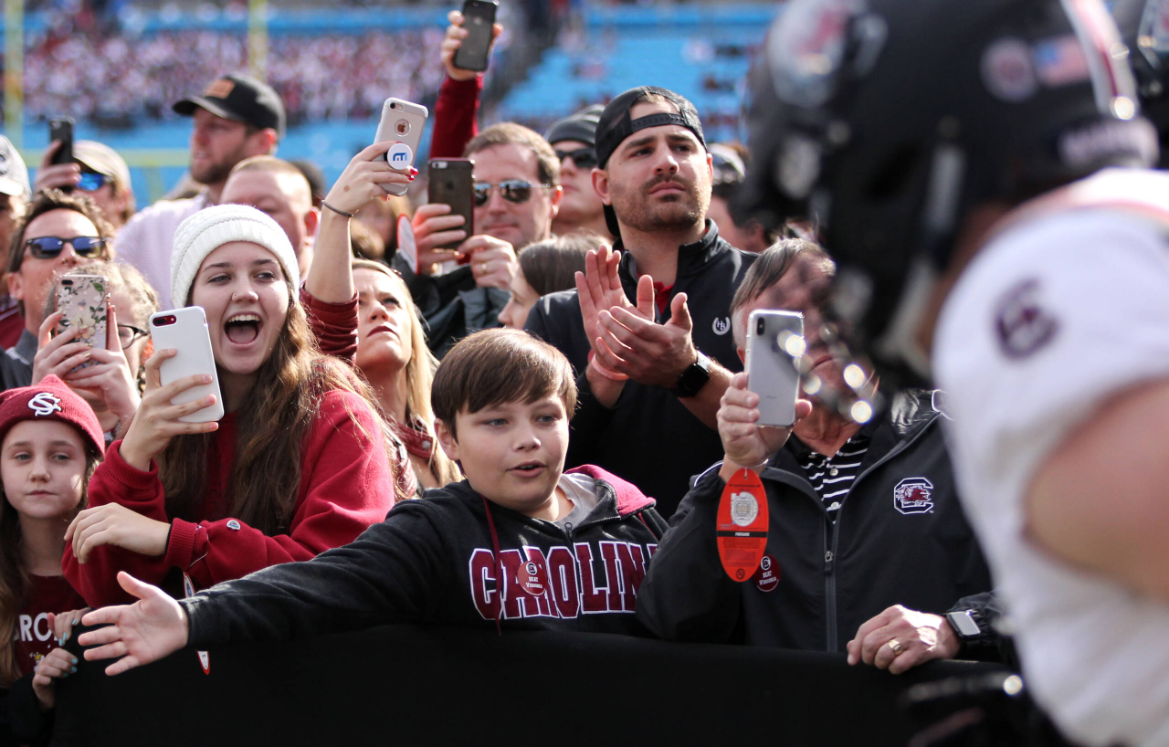 The Gamecocks take the field vs. Virginia (Dec. 29, 2018)