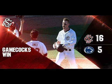 HIGHLIGHTS: Gamecock Baseball Tops Penn State 16-5 (2/27/16)