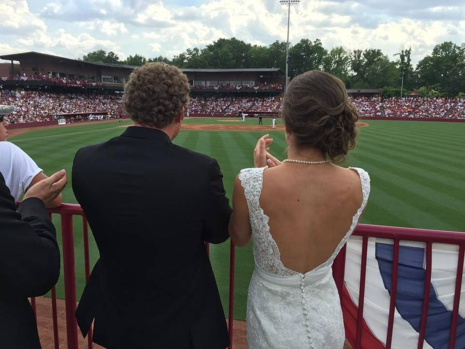 From The State: Celebrating a new union in sweltering style at USC baseball