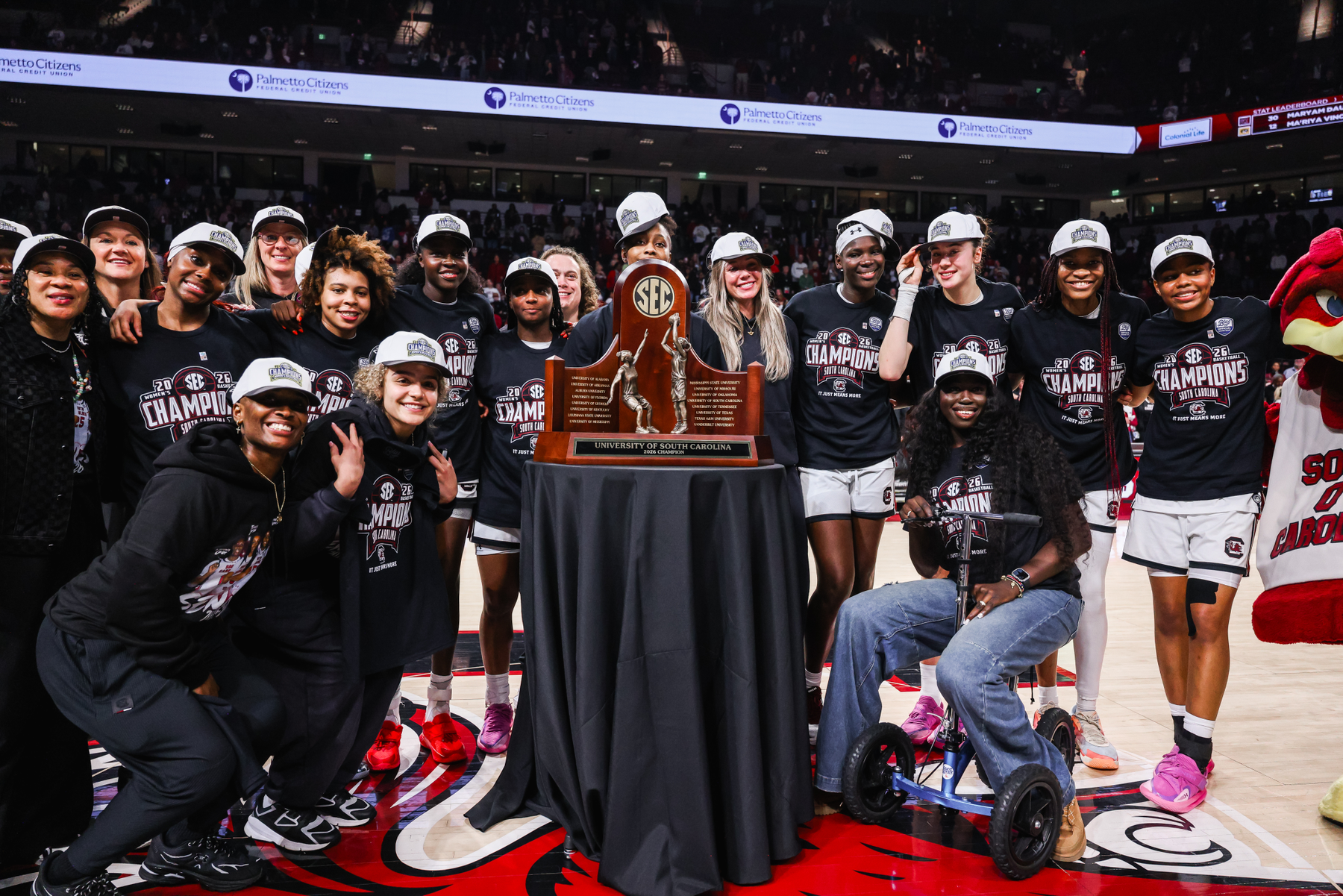 Okot leads the way as No. 3 South Carolina claims fifth straight SEC title