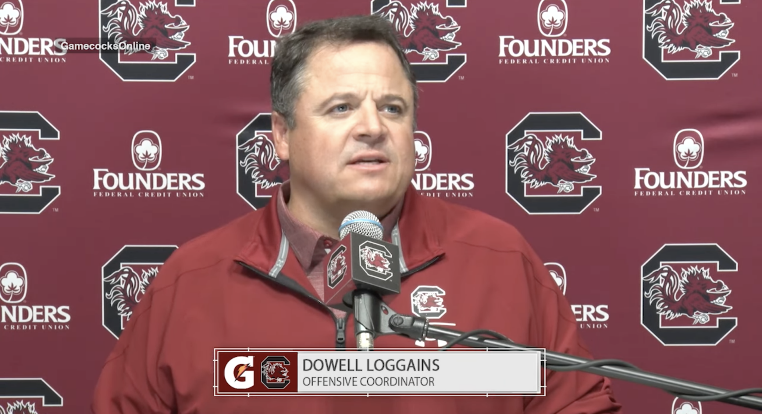 Football: Dowell Loggains News Conference