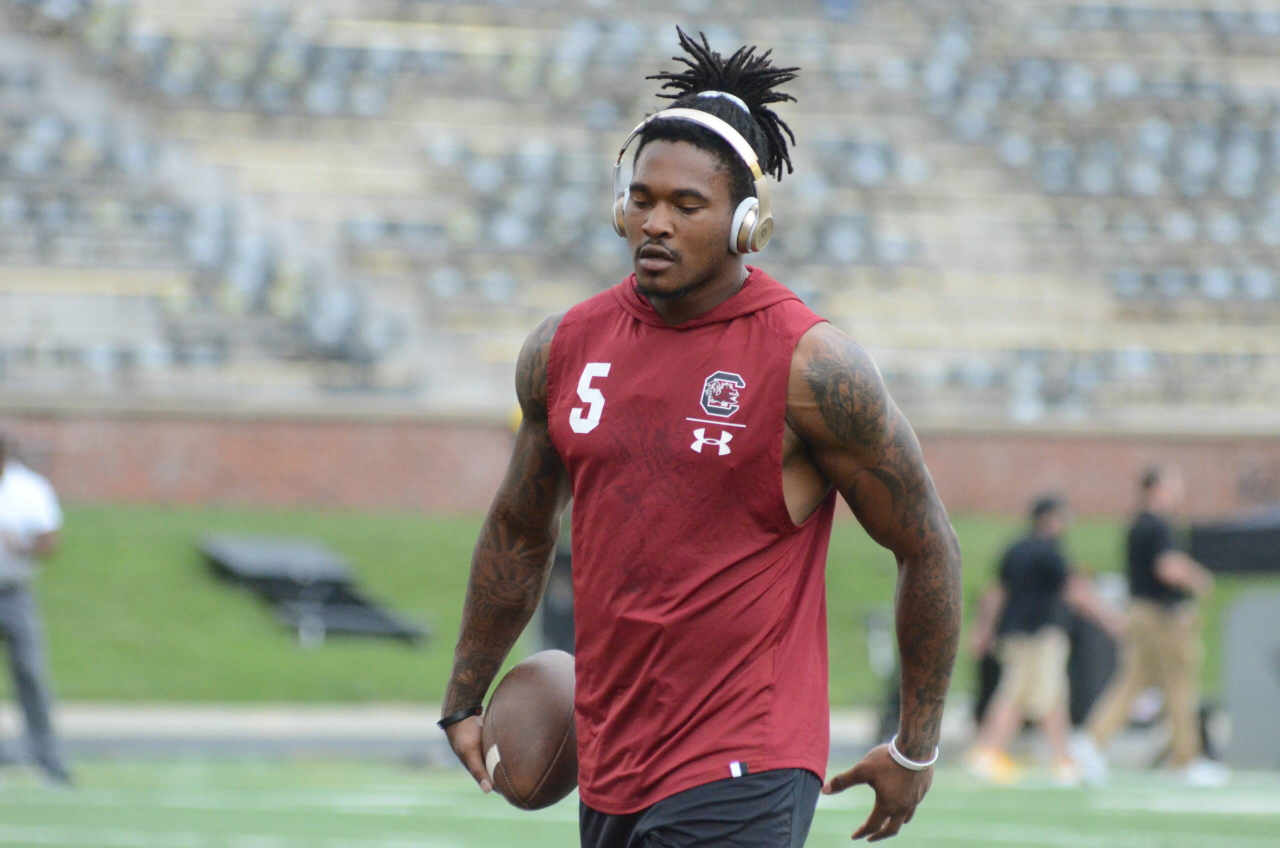 Rico Dowdle (5) at Missouri (Sept. 21, 2019)