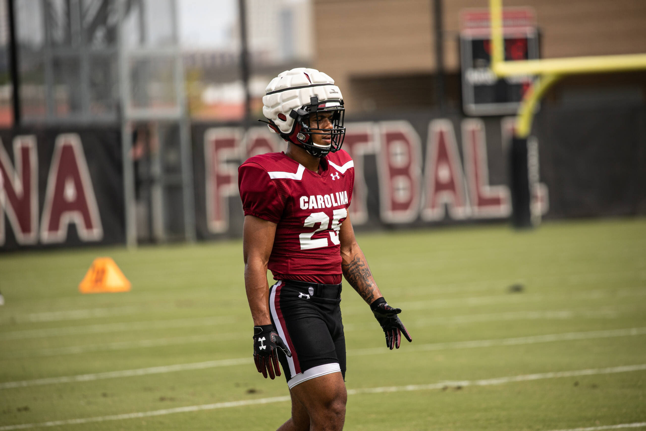 Rashad Amos (25) | Saturday, Aug. 22, 2020 | Ken & Cyndi Long Football Operations Center | Columbia, S.C. | Photos by South Carolina Athletics