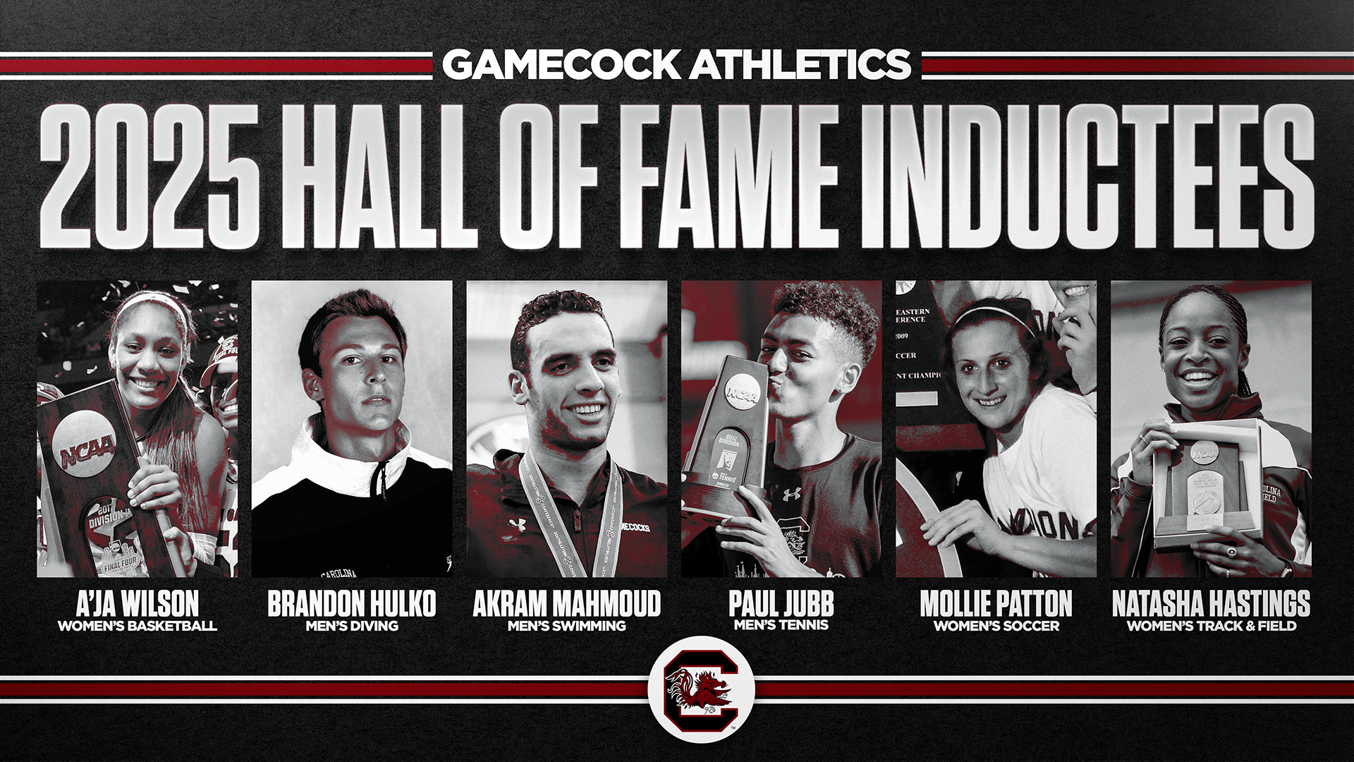 Six Selected for 2025 South Carolina Lettermen’s Hall of Fame